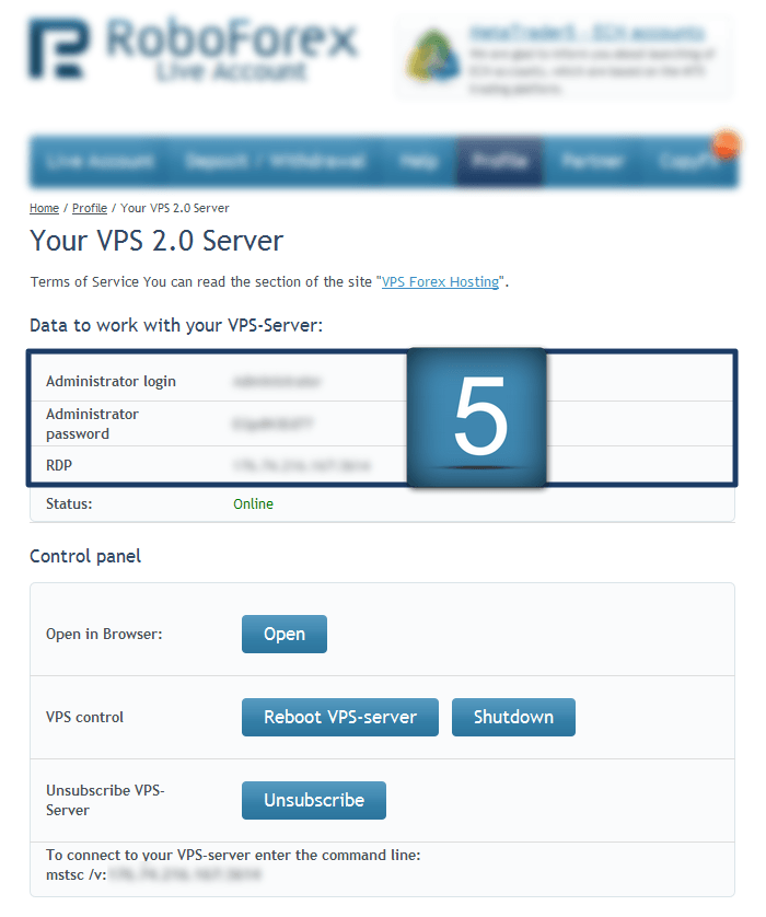Mag-order ng VPS Server