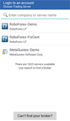 Android Trader: Open Demo Account